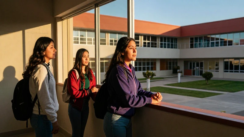 Retrato vibrante de estudiante mexicano moderno