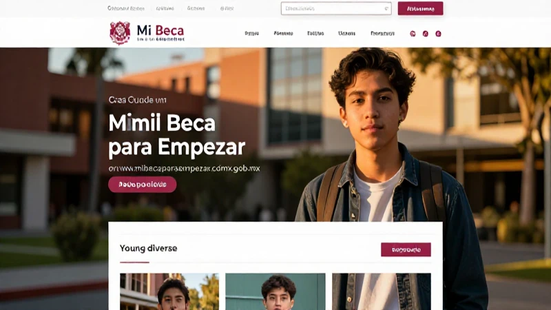 Crea cuenta en Mi Beca CDMX