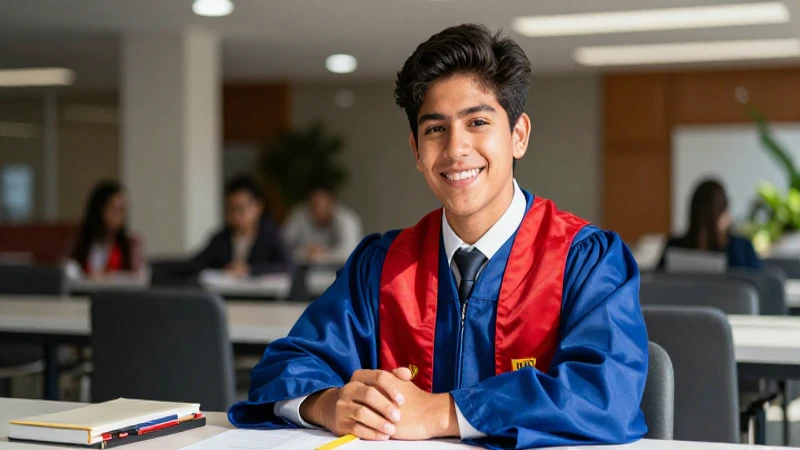 Estudiante mexicano triunfa con elegancia y confianza
