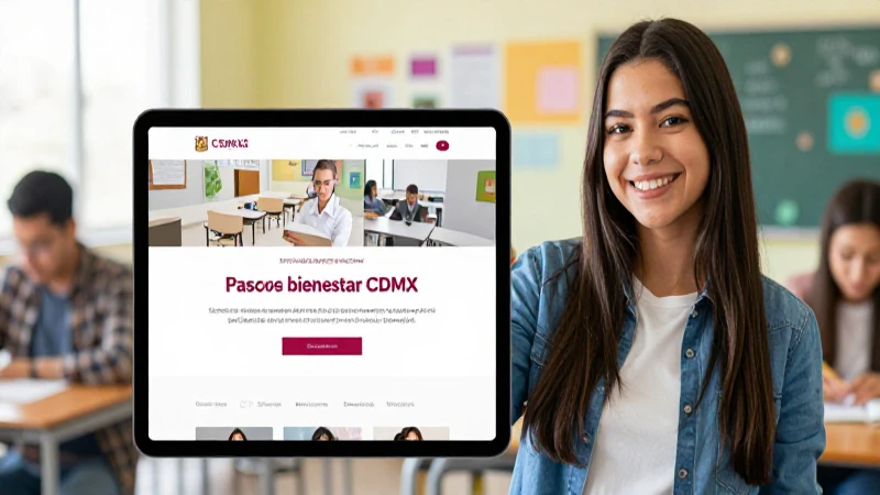 Registro del programa bienestar CDMX