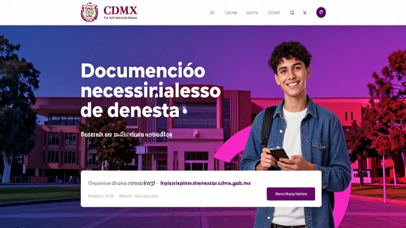 Documentos para el registro del bienestar CDMX