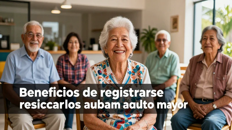 Beneficios del registro para adultos mayores