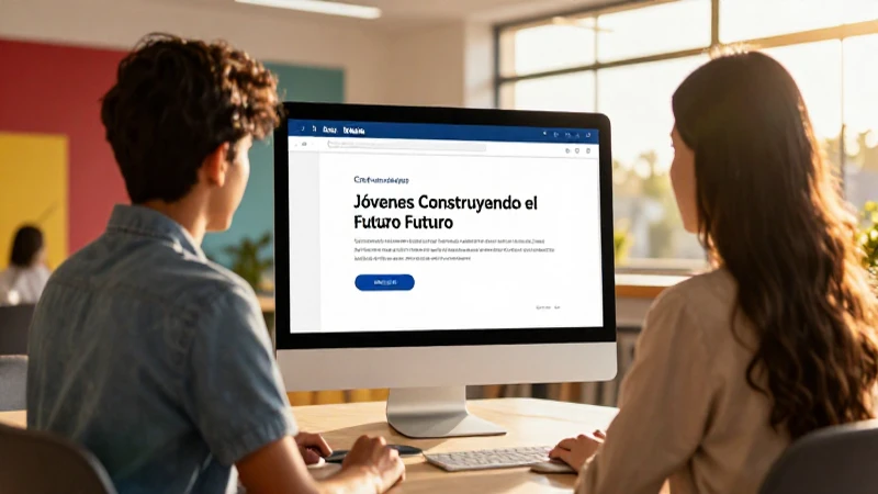 Proceso de registro para la beca Jóvenes Construyendo el Futuro