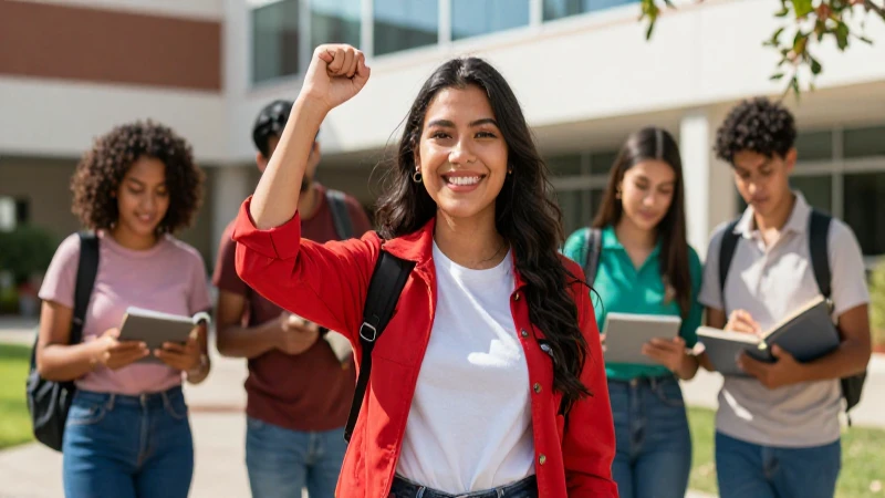 Estudiante mexicano triunfa en campus moderno