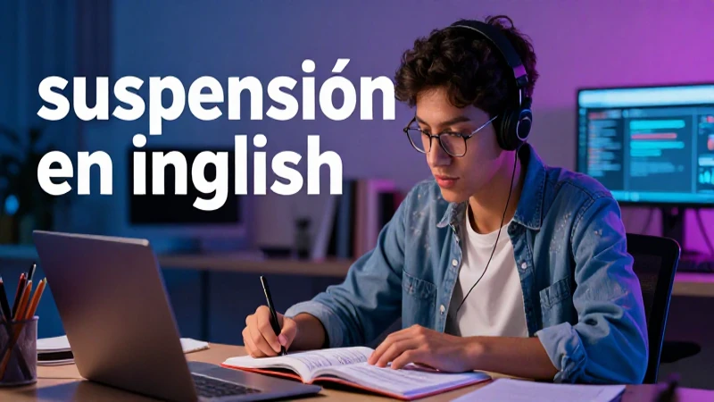 Estudiante aprende inglés con recursos modernos