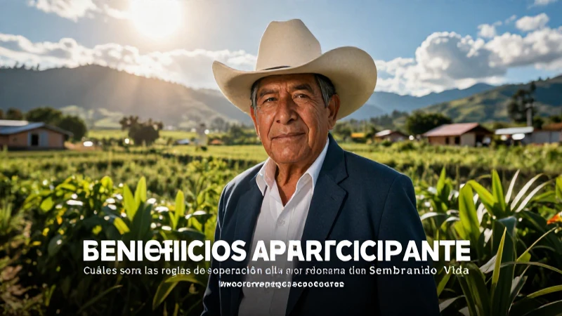 Reglas y beneficios de Sembrando Vida