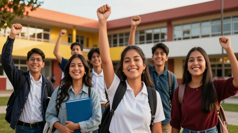 Estudiantes mexicanos celebran exitoso logro académico