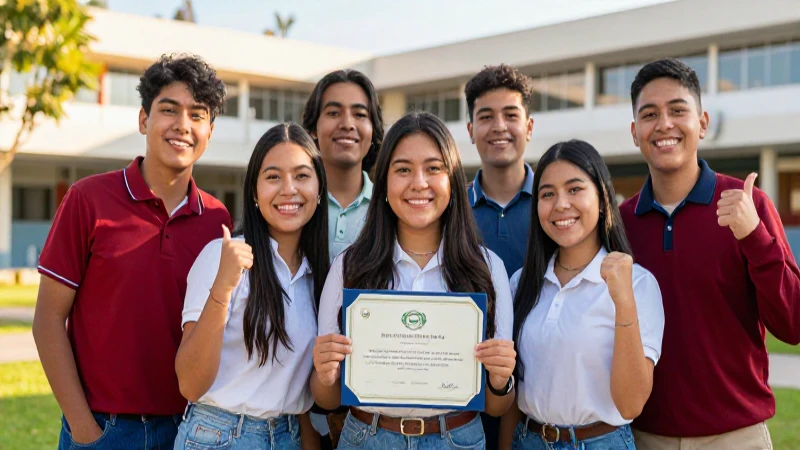 Reimpresión de certificado de secundaria para estudiantes