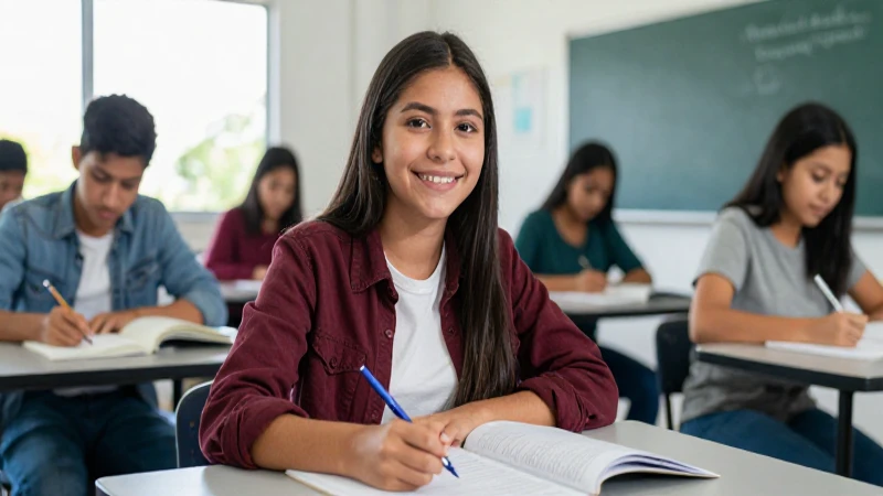 Cómo puedo volver a ingresar mis datos para la beca Benito Juárez 2 Estudiante mexicano brillante estudia en clase moderna