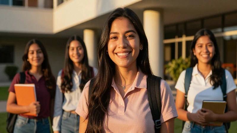 Cómo puedo volver a ingresar mis datos para la beca Benito Juárez 4 Estudiante sonriente en entorno académico moderno
