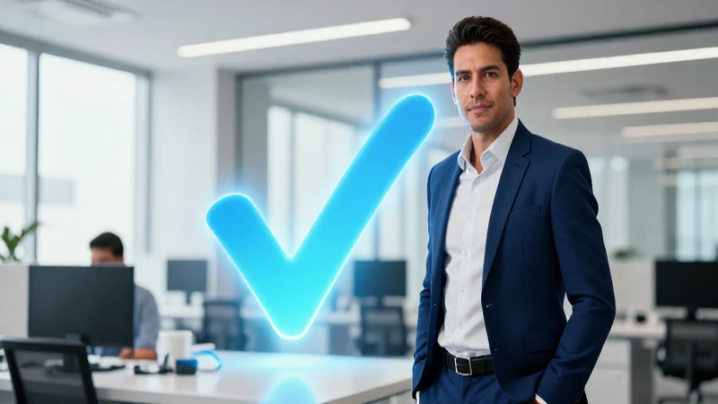 Profesional mexicano elegante en oficina moderna