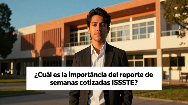 Obtén tu reporte de cotizaciones ISSSTE