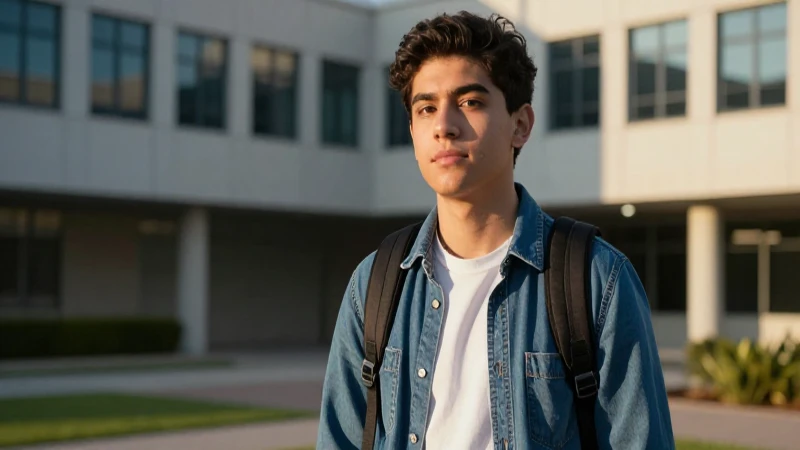 Joven mexicano persiguiendo oportunidades académicas