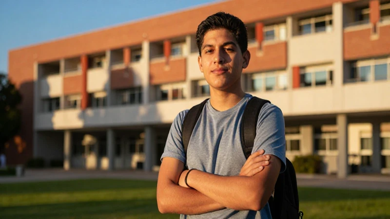 Estudiante mexicano triunfa en campus vibrante
