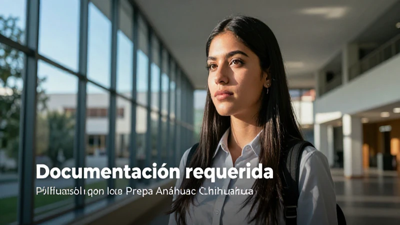 Requisitos de admisión Prepa Anáhuac Chihuahua