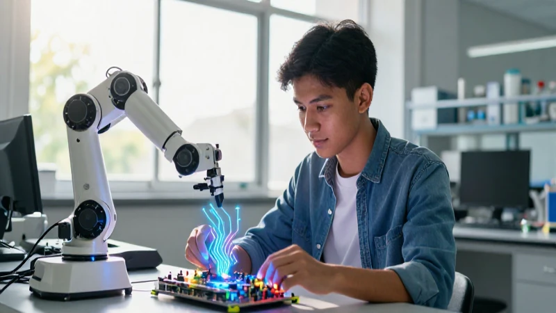 Estudiante mexicano avanza la tecnología robótica