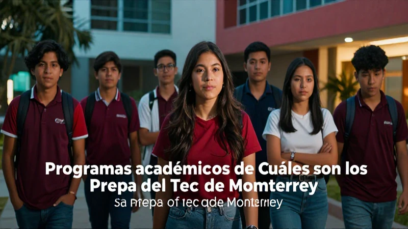Requisitos de admisión para Prepa Tec de Monterrey