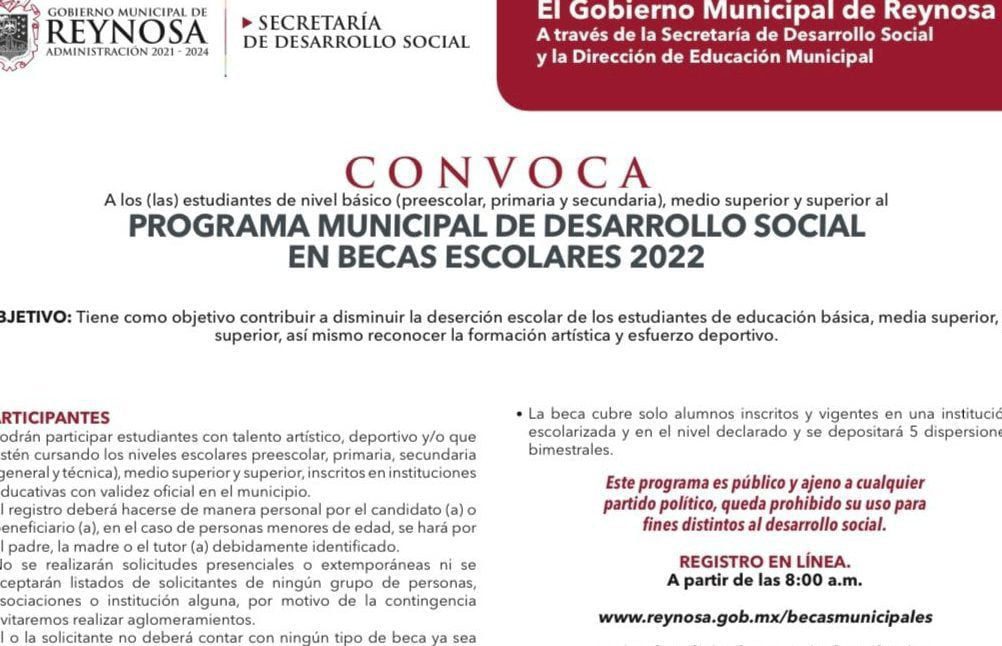 Requisitos para becas municipales en Reynosa: ¡Descúbrelos aquí!