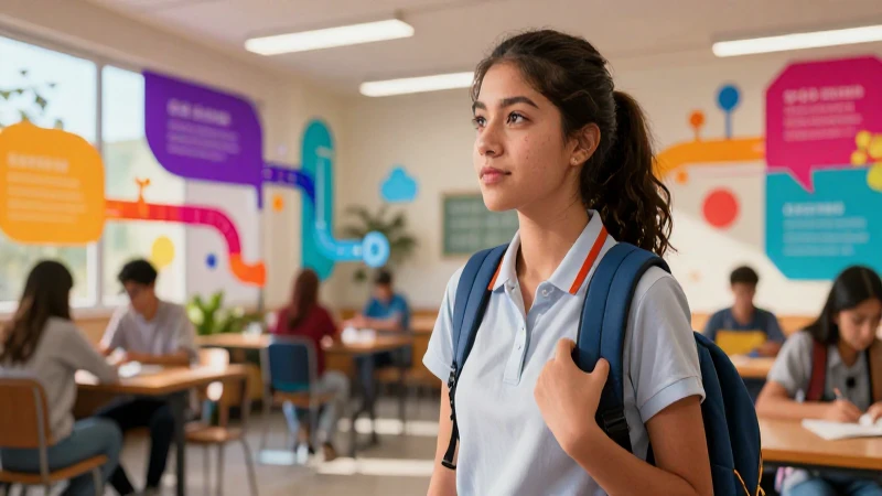 Estudiante mexicano con visión de futuro