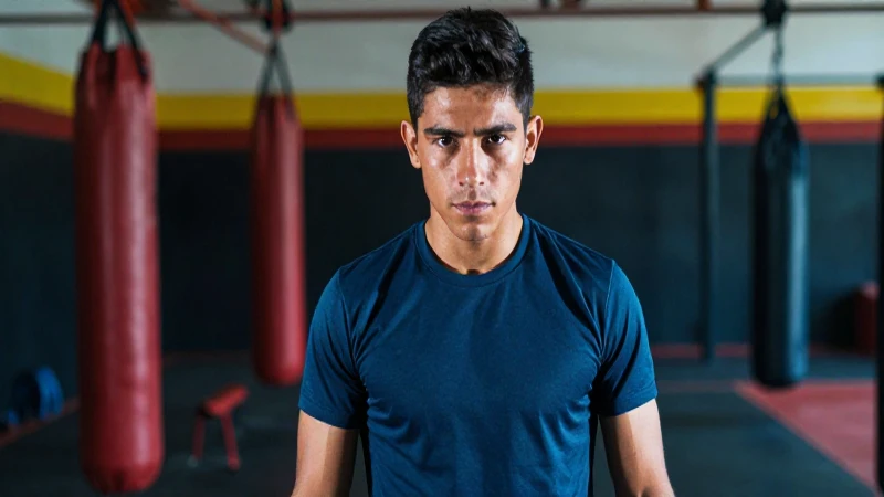 Joven mexicano dinámico y determinado