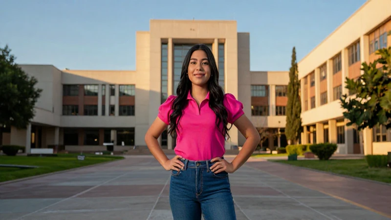 Estudiante mexicano triunfa en campus moderno