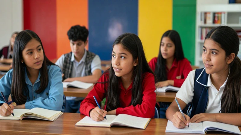 Juventud mexicana alegre en campus moderno