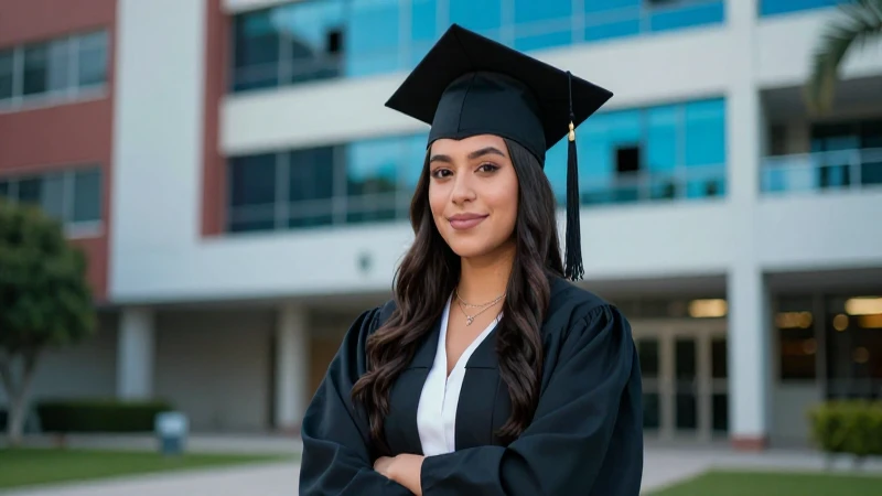 Estudiante mexicano confiado con calidad cinematográfica
