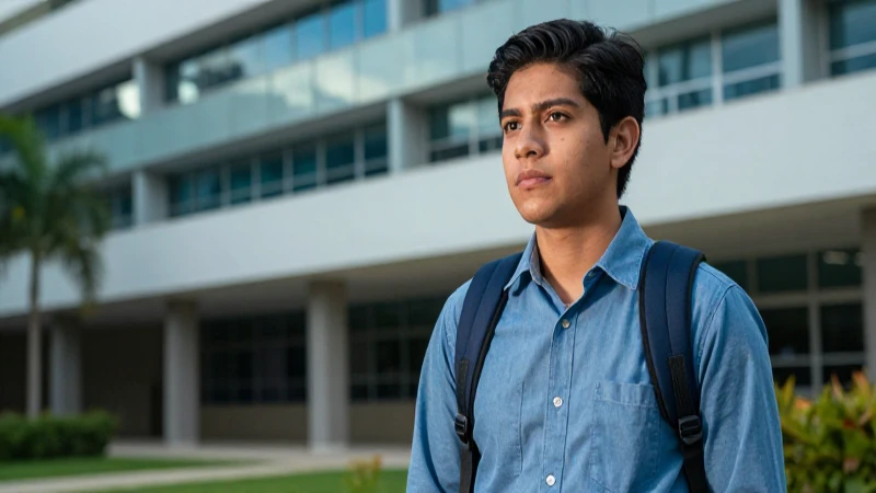 Joven académico mexicano exitoso en el campus