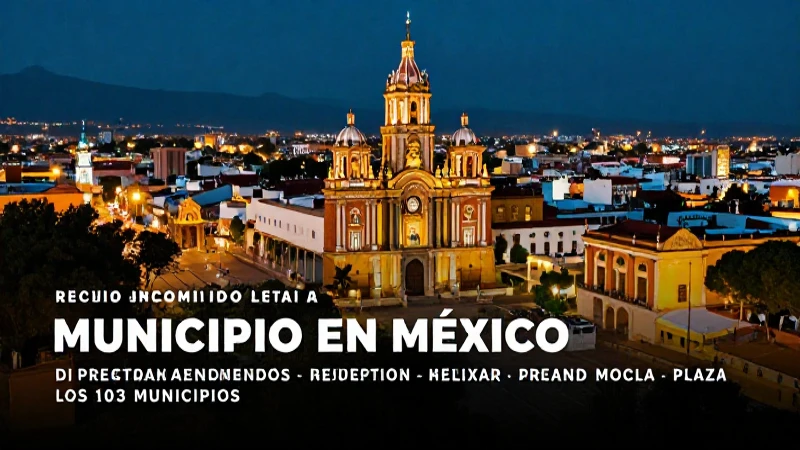 Requisitos para municipios mexicanos en una foto vibrante