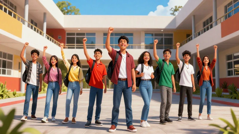 Mexicanos celebran logros en campus moderno