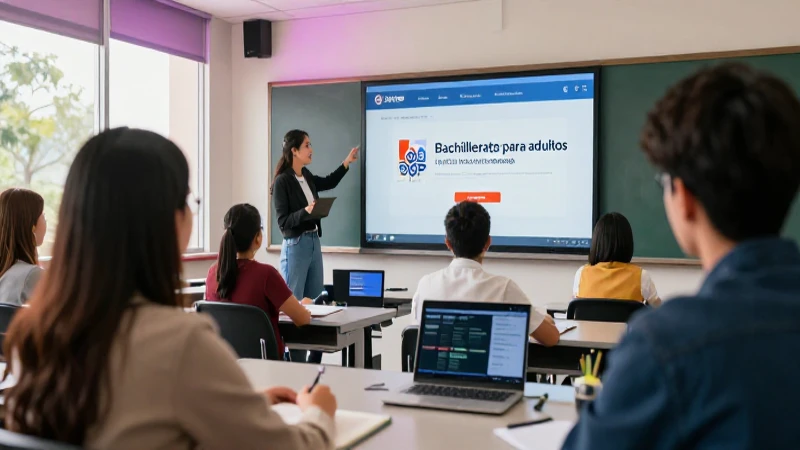 Inscripción a bachillerato SEP para adultos