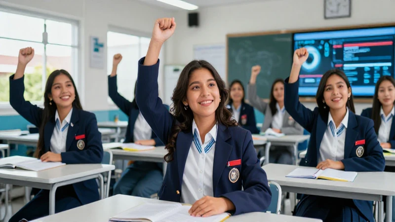 Estudiantes mexicanos celebran éxito académico
