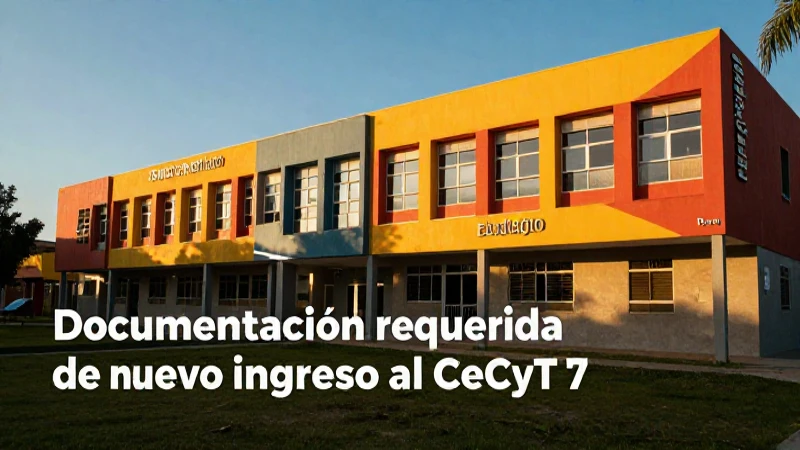 Requisitos de ingreso al CECyT 7