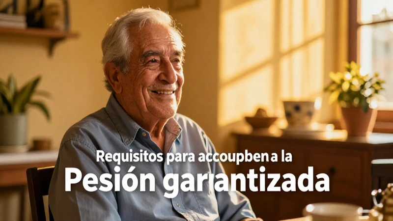 Requisitos para obtener la pensión garantizada