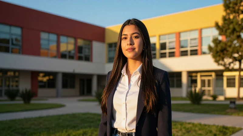 Estudiante mexicano triunfa en moderno campus universitario