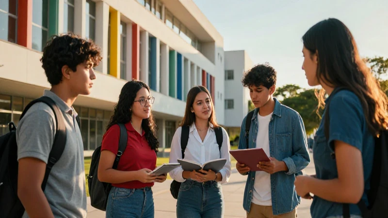 Estudiantes mexicanos colaboran en moderno campus