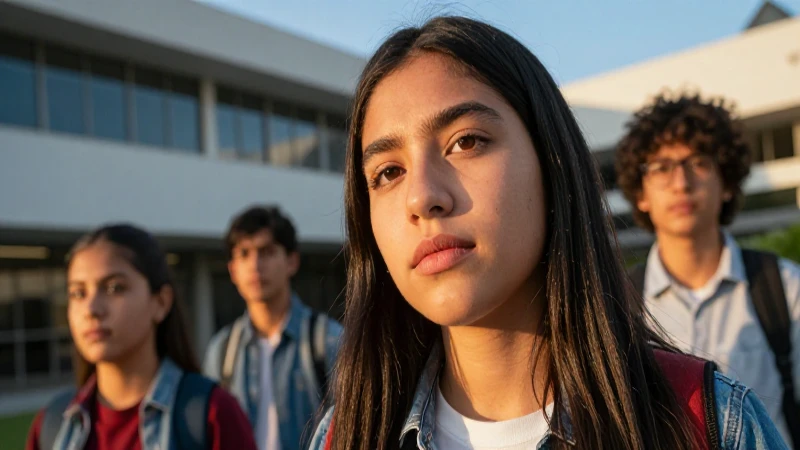Retrato vibrante de estudiante mexicano motivado