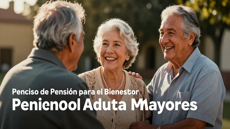 Solicita la Pensión para el Bienestar de Adultos Mayores