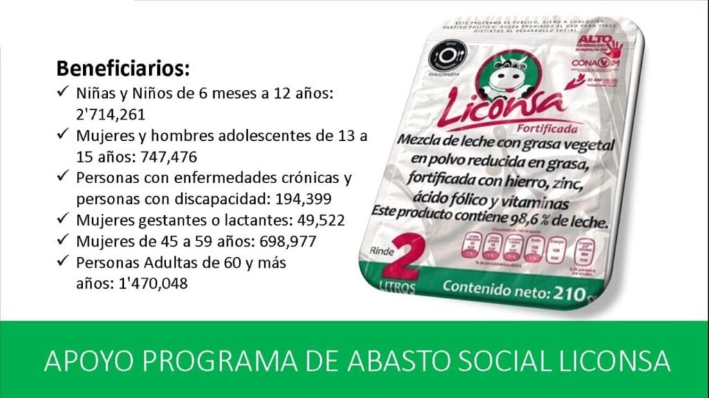 Requisitos para acceder al programa de abasto social de leche