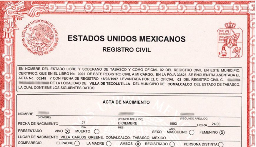 Requisitos para acta de nacimiento actualizada: lo que debes saber