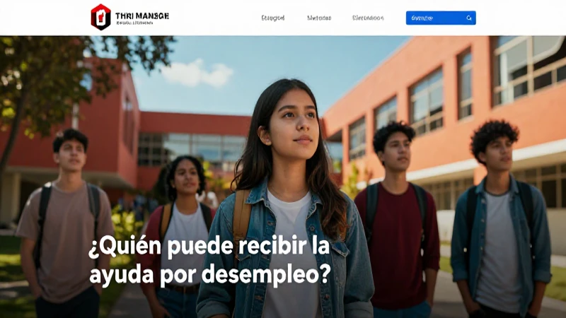 Portada vibrante: Requisitos de ayuda por desempleo