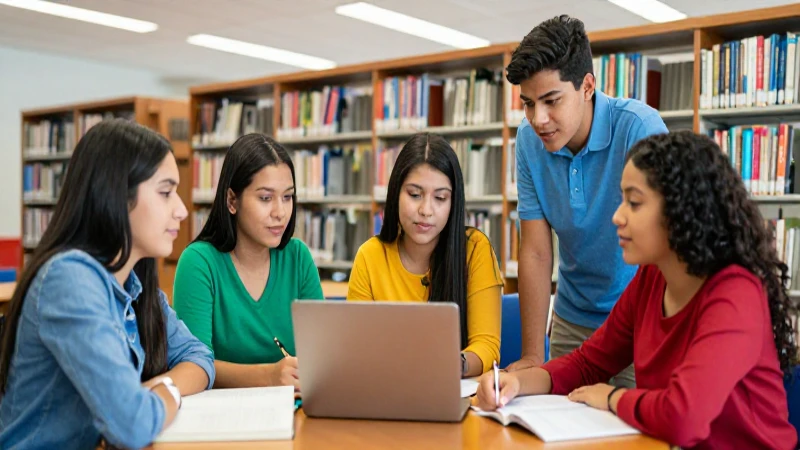 Jóvenes mexicanos triunfan en biblioteca moderna