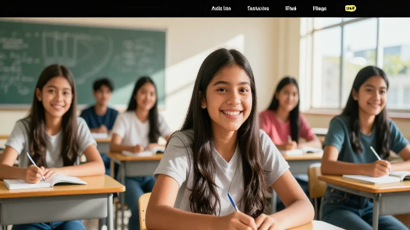 Estudiantes mexicanos exitosos en luz vibrante
