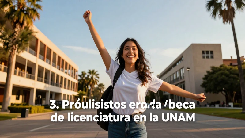 Requisitos y proceso para becas UNAM