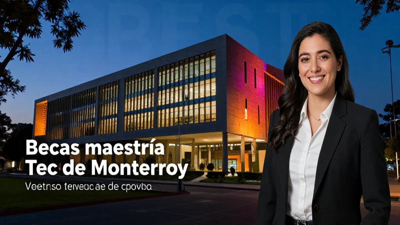 Requisitos de beca maestría Tec de Monterrey