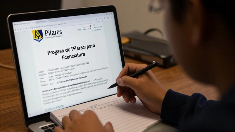 Requisitos del programa Pilares para becas