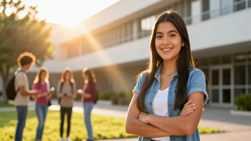 Joven mexicano triunfa en campus moderno y luminoso