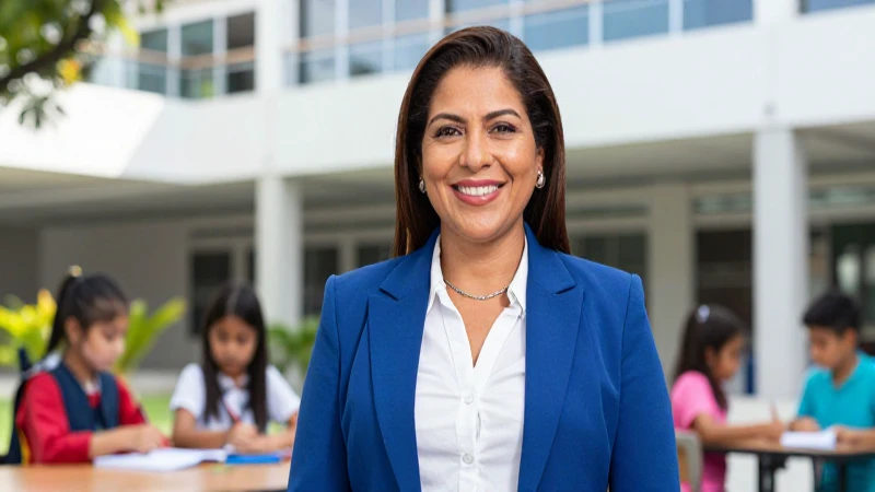 Madre y niño mexicanos en educación moderna