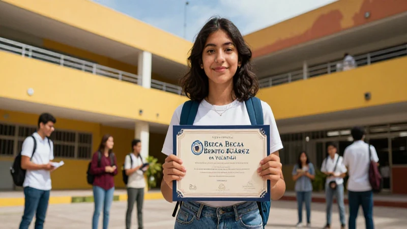 Requisitos para becas Benito Juárez en Yucatán