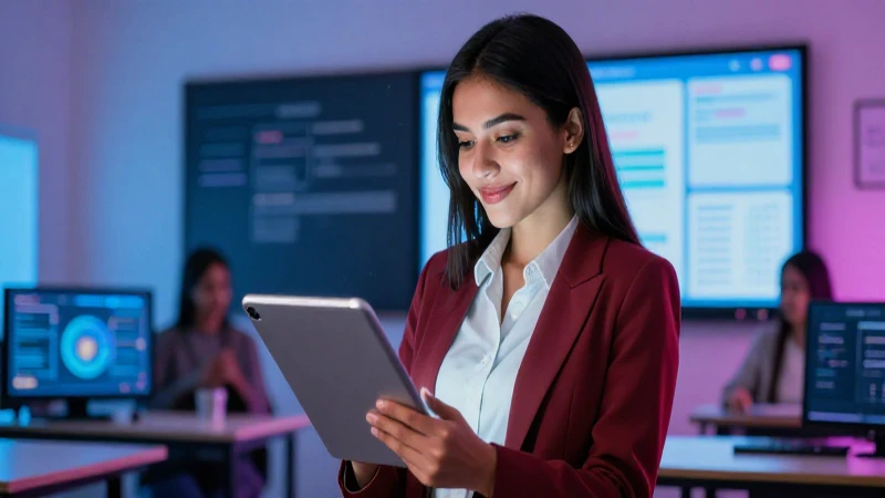 Estudiante mexicano motivado en entorno digital